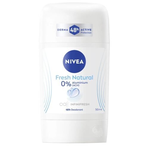 Nivea Déodorant 48H Stick Fresh Natural 0 % d’Aluminium 50 ml
