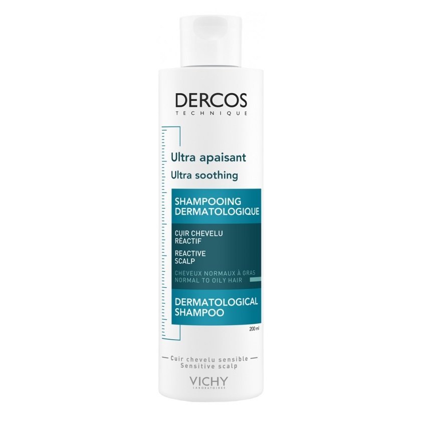 Vichy Dercos Shampoing Ultra Apaisant Normaux à Gras 200 ml