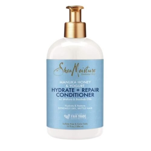 Shea Moisture Miel de Manuka et Yaourt Après-Shampoing Hydratant et Réparateur 384 ml