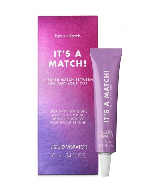 Bijoux Indiscrets Baume Clitoridien It’s a match Liquid Vibrator 10 ml