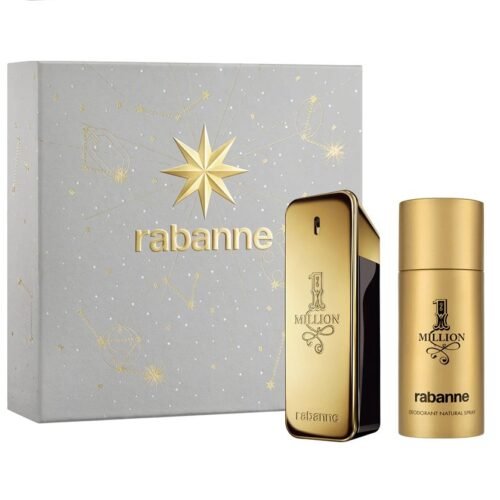 Rabanne 1 Million Coffret Cadeau pour Homme EDT 100ml Plus Déodorant 150ml