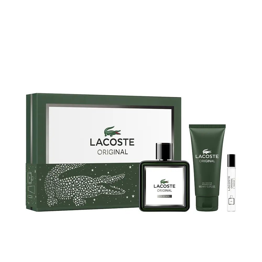 Lacoste Coffret de Parfum Original Lacoste Coffret pour Homme EDP 100ml+EDP 7.5ml +Gel Douche 100ml