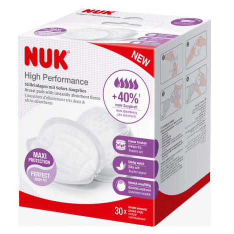NUK Coussinets d’Allaitement High Performance 30 pièces