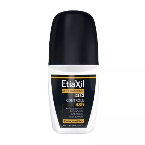 Etiaxil Men Déodorant Anti Transpirant Contrôle 48h Peau Sensible 50ml