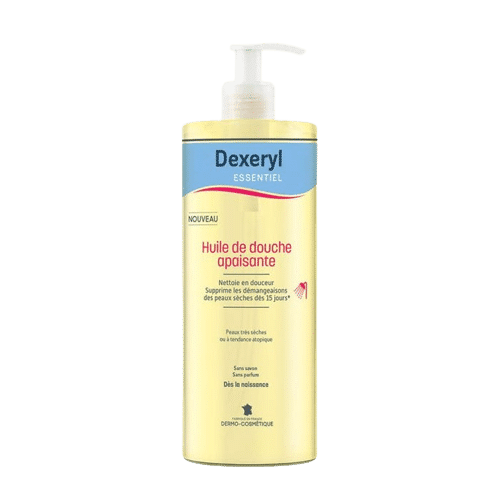 Dexeryl ESSENTIEL – Huile de Douche – Peaux Très Sèches à Tendance Atopique 500ml
