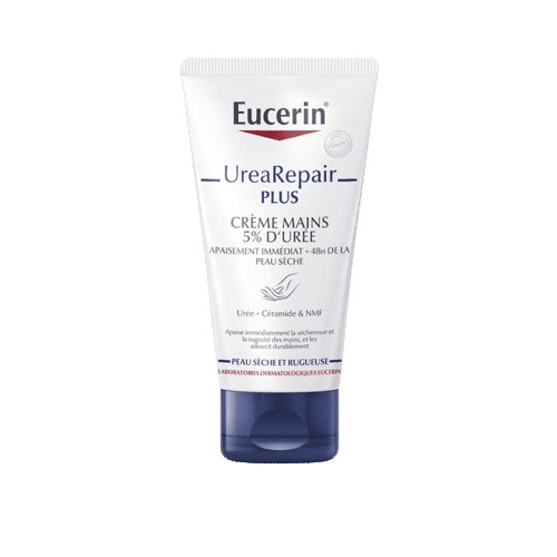 Eucerin UREAREPAIR PLUS Crème Mains 5 % d’Urée Peaux Sèches 75ml