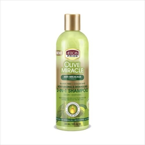 African Pride Shampoing 2en1 Olive Miracle 355ml