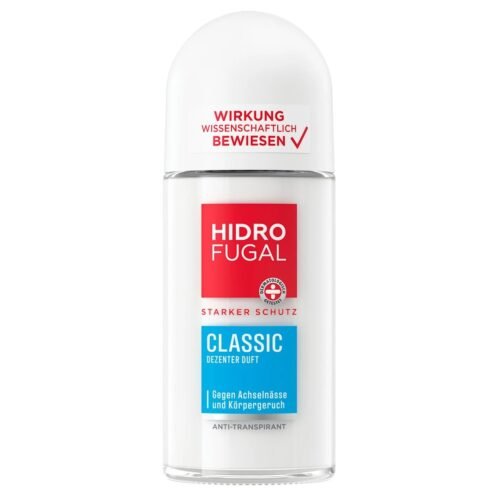Hidrofugal Déodorant Roll On Anti Transpirant Hydrofuge Classique 50ml