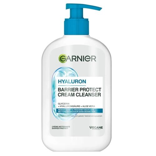 Garnier Crème Nettoyante Protectrice à l’Acide Hyaluronique 250 ml