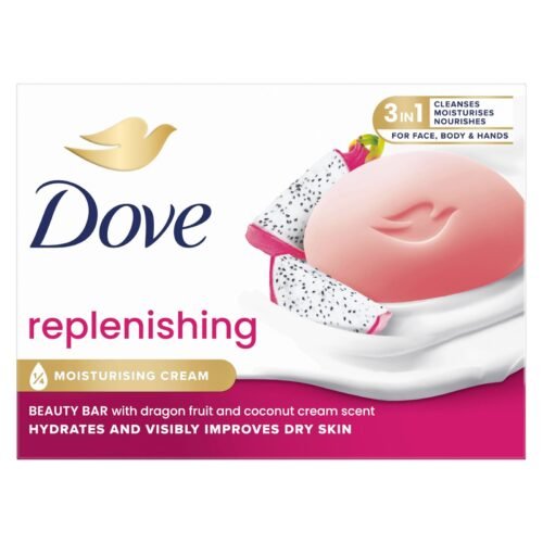 Savon Dove Replenishing Fruit du Dragon & Coco – Hydratation Intense & Peau Douce 90g