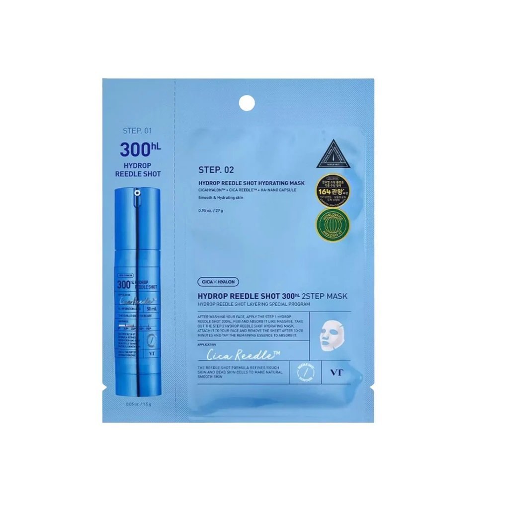 Vt Masque Hydrop Reedle Shot 300hL en 2 étapes