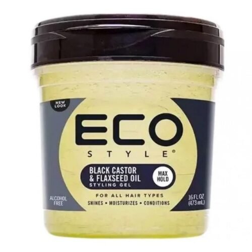 Eco Style Gel Coiffant A L’huile De Ricin Noire 473ml