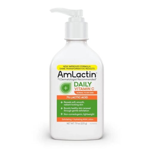 Amlactin Lait Éclaircissant Corps à la Vitamine C et 7 % d’Acide Lactique 225 ml