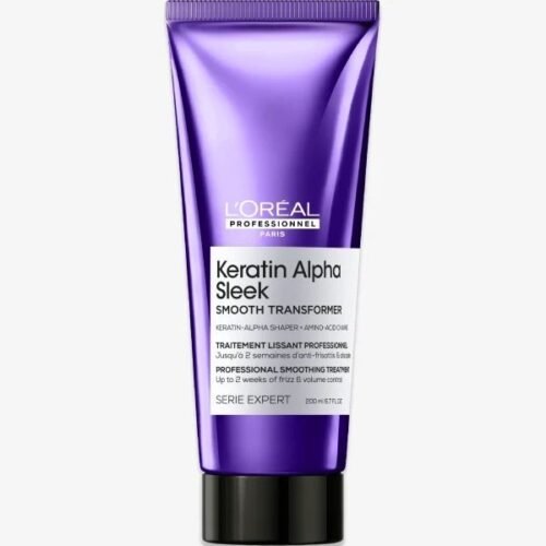 L’Oréal Soin Transformatif Lissant Keratin Alpha Sleek Pour Cheveux Sujets Aux Frisottis Et Indisciplinés 200ml
