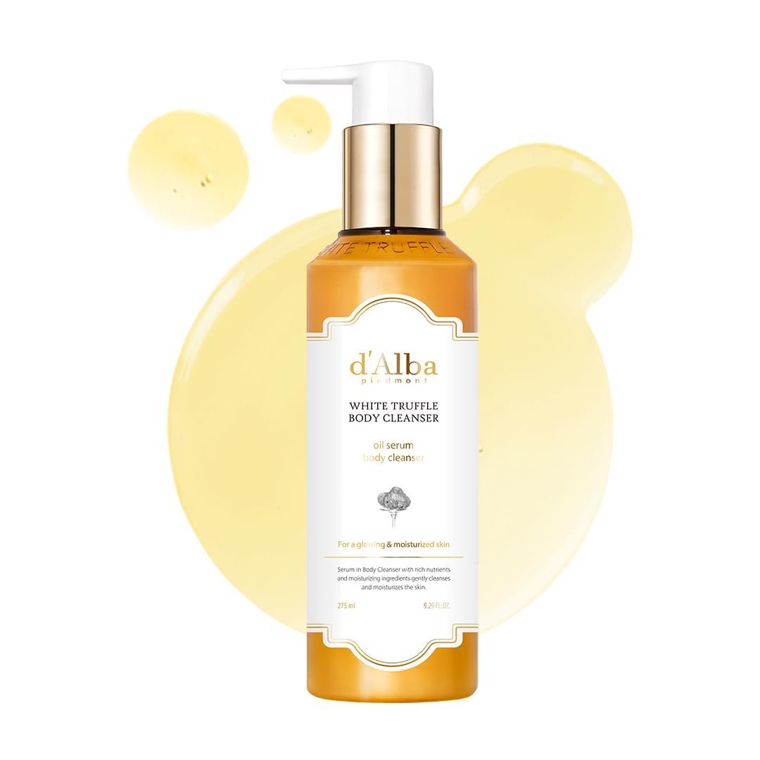 D’Alba Nettoyant Corps Luxe à la Truffe Blanche et Huile Sérum 275 ml