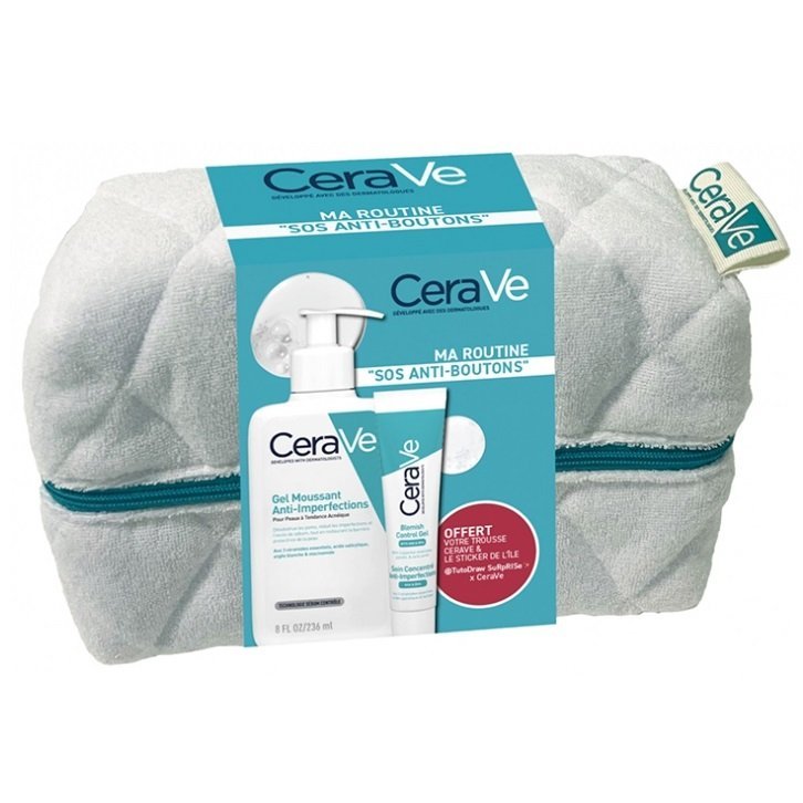 CeraVe Trousse Gel Moussant Anti-Imperfections 236ml + Soin Concentré Anti Imperfections 40ml
