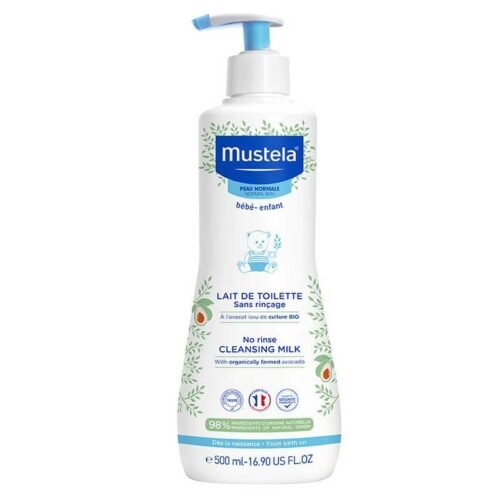 Mustela Lait de Toilette Sans Rinçage à l’Avocat Bio 500 ml
