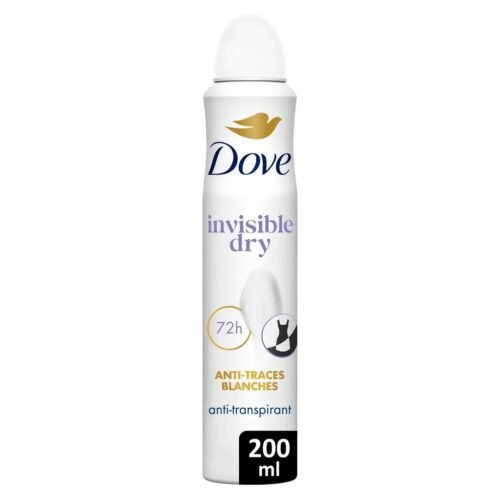 Dove Invisible Dry Déodorant Spray Anti Traces Blanches Freesia et Violette 200 ml