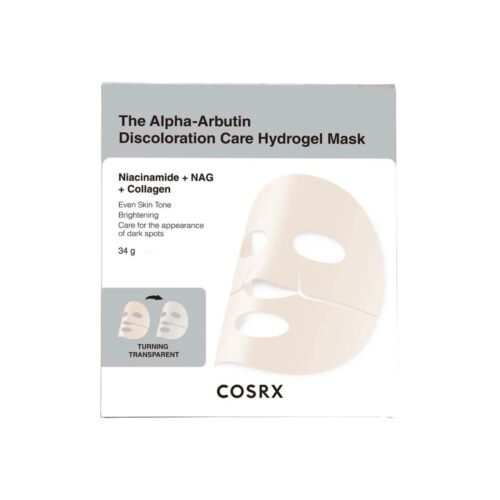 Cosrx The Alpha Arbutin Discoloration Care Masque Hydrogel Éclaircissant à l’Alpha-Arbutine 3 pièces