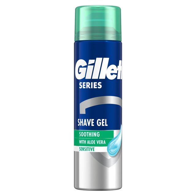 Gillette Gel A Raser Peaux Sensibles A L’aloe Vera Series 200ml