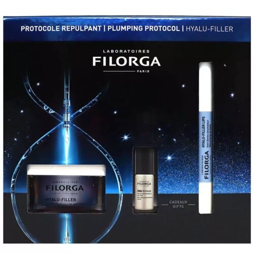 Filorga Coffret Hyalu Filler Protocole Repulpant Crème 50ml + Sérum 5ml + Soin Lèvres 4g