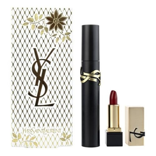 Yves Saint Laurent Coffret Maquillage Femme Mascara Lash Clash 9ml+Rouge A Lèvres Rouge Pur Couture 1,3g